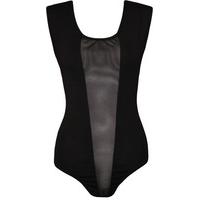 Amani Sleeveless Mesh Bodysuit - Black