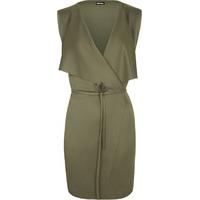 Amani Sleeveless Open Waistcoat - Green