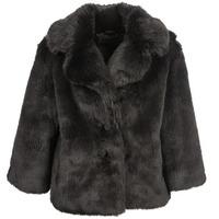 american retro milly womens coat in black