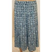 Amelia Jane Size 14 Turquoise Patterned Skirt