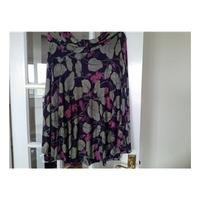 AMARI PURPLE PATTERNED SKIRT SIZE 2 AMARI - Purple - Patterned skirt