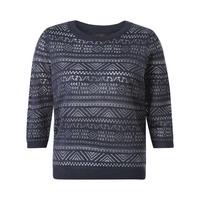 amara reya clover navy jumper