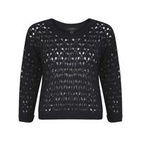 amara reya jerry navy lace knit jumper