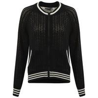 Amara Reya Valerie black knitted cardigan