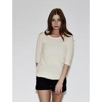 amara reya petal white jumper