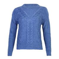 Amara Reya Bitter Sweet cable knit jumper in blue