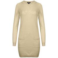 amara reya laura oat grey marl jumper dress