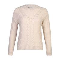 amara reya bitter sweet cable knit jumper in cream