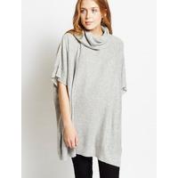 Amara Reya Camilla light grey poncho