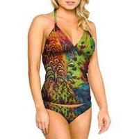 amalfi tan through tankini top