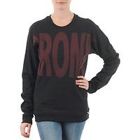 american college rules womens sweatshirt in black