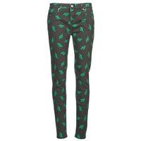 american retro tina womens skinny jeans in green