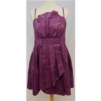 amphora size 14 purple top dress