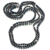 Amazing Grace silver pearl necklace
