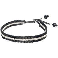 amadoria black and silver bracelet gaia womens bracelet in black