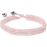 amadoria pink and silver bracelet gaia womens bracelet in pink