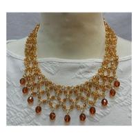 amber coloured bead necklace Unbranded - Size: Medium - Necklace