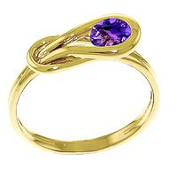 amethyst san francisco ring 065ct in 9ct gold