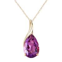 Amethyst Tuscany Pendant Necklace 5.0ct in 9ct Gold