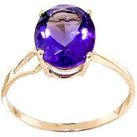 Amethyst Claw Set Ring 2.2ct in 9ct Gold