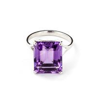 amethyst ring 65ct in 9ct white gold