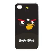 angry birds clip on case cover for iphone 44s black bird