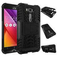 Antiskid Tyre Heavy Duty Silicone Shockproof Protective Case With Stand for Asus Zenfone 2 Laser ZE500KL 5.0\