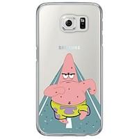 angry patrick cartoon pattern soft ultra thin tpu back cover for samsu ...