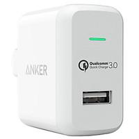 Anker Quick Charge 3.0 18W USB Wall Charger US Plug (Quick Charge 2.0 Compatible) PowerPort 1 for LG HTC Nexus iPhone iPad