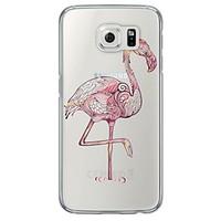 Animal Flamingos Pattern Soft Ultra-thin TPU Back Cover For Samsung GalaxyS7 edge/S7/S6 edge/S6 edge plus/S6/S5/S4