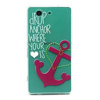 Anchors Pattern TPU Relief Back Cover Case for Sony Xperia Z3 Compact