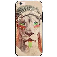 Animal Lion Pattern AcrylicTPU Soft Case Back Cover For iPhone 6s Plus 6 Plus iPhone 6s 6 iPhone SE 5s 5