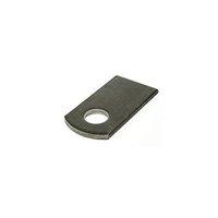 Antiluce Plate 91x50x 22mm Id Rounded End Bk