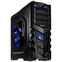 antec gx505 mid tower window blue edition case