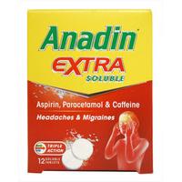 Anadin Extra Soluble Tablets 12