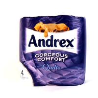 andrex toilet tissue quilts 4 rolls