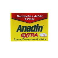 Anadin Extra Caplets 16 Pack
