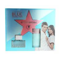 Antonio Banderas Blue Seduction Giftset EDT Spray 50ml + Body Lotion 100ml
