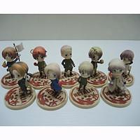 Anime Action Figures Inspired by Hetalia Cosplay PVC 6 CM Model Toys Doll Toy 1set