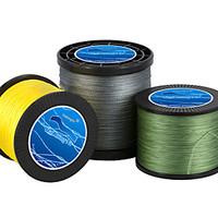 Anmuka Brand Fishing Line 100M/110Yards/300M/330Yards/500M/550 Yards PE Braided Line / Superline Green/White/Yellow Gray