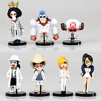 Anime Action Figures Inspired by One Piece Tony Tony Chopper PVC 9-5 CM Model Toys Doll Toy 7PCS