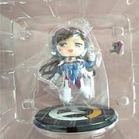 anime action figures inspired by overwatch cosplay pvc 10 cm model toy ...