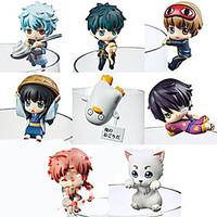 Anime Action Figures Inspired by Gintama Cosplay PVC 5 CM Model Toys Doll Toy 1set