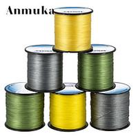 Anmuka PE Wire 500M 4 Strands Braided Fishing Line Multifilament Line For Sea Fishing Japan 8 10 20 30 40 60 80 LB