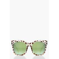 Animal Print Revo Lense Fashion Glasses - brown