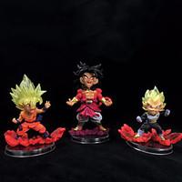 Anime Action Figures Inspired by Dragon Ball Son Goku PVC 8 CM Model Toys Doll Toy 1set