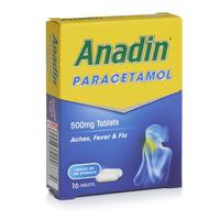Anadin Paracetamol 16pk