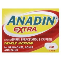 anadin extra triple action 32 tablets