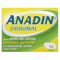 Anadin Original Double Action 16 Tablets