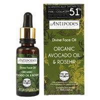 Antipodes Organic Avocado Oil &amp; Rosehip Divine Face Oil 25ml